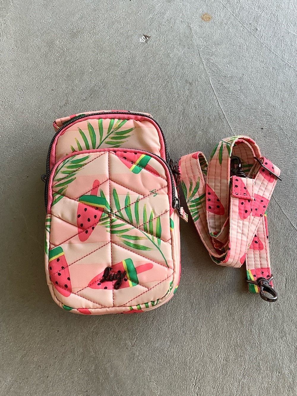 Lug skeeter mini watermelon print convertible straps bag